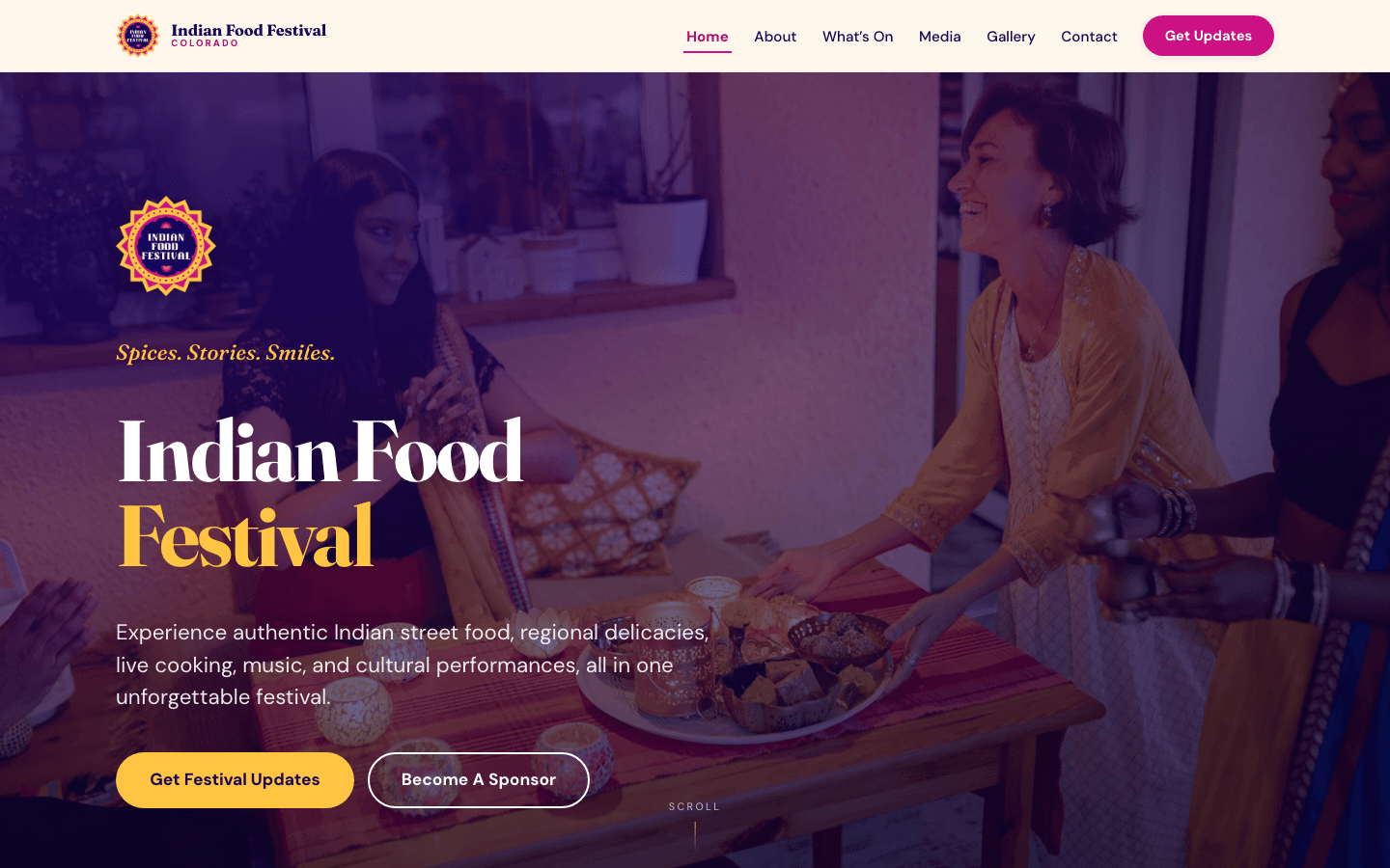 Indian Food Festival, Events, Colorado, USA website